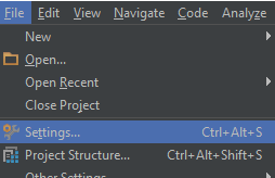 IntelliJ Settings